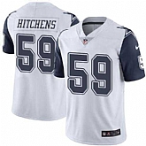 Nike Men & Women & Youth Cowboys 59 Anthony Hitchens White Color Rush Limited Jersey,baseball caps,new era cap wholesale,wholesale hats